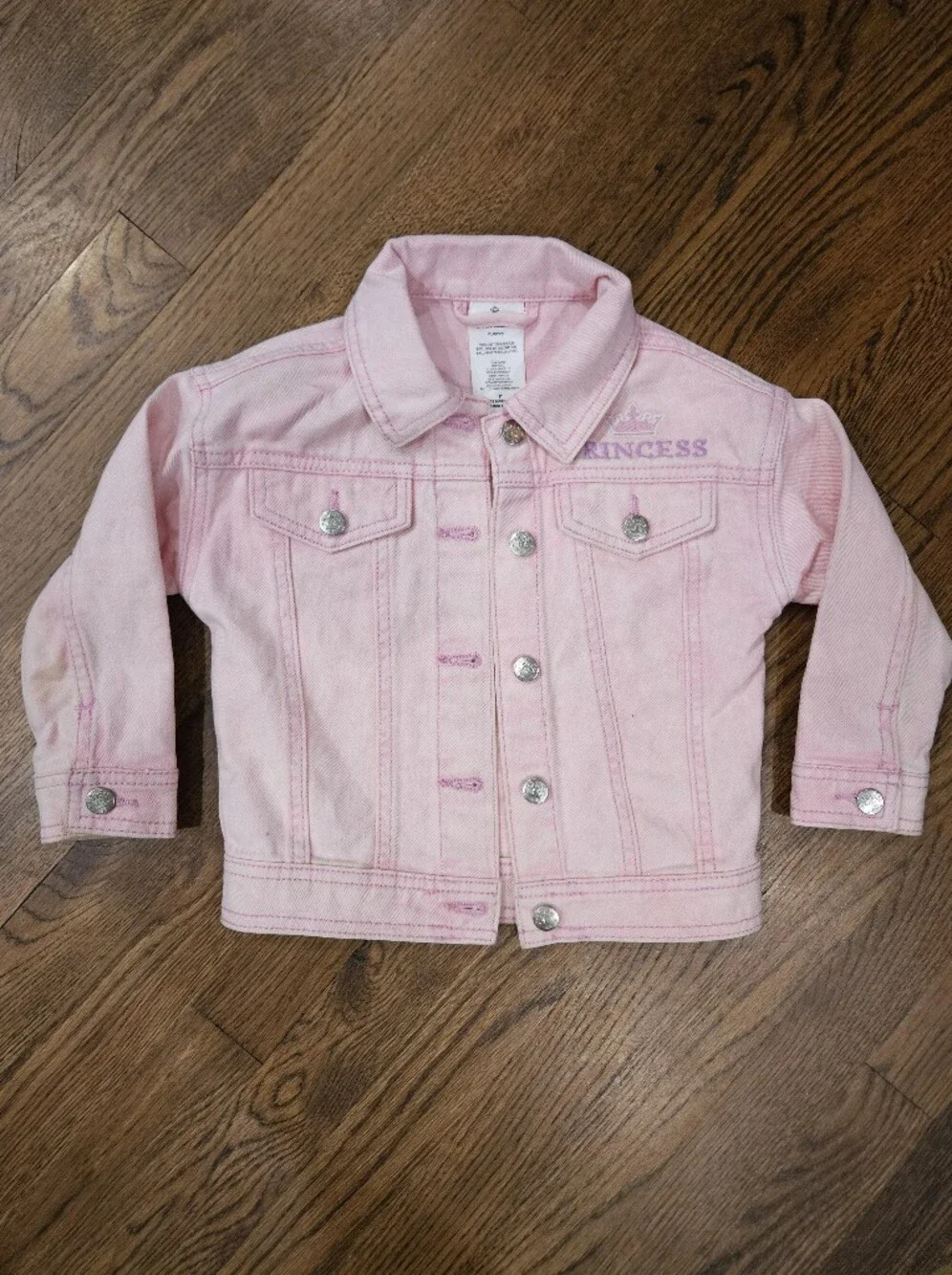 Disney Princess Toddler Pink Denim Jacket